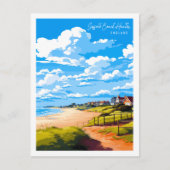 Carte Postale Suffolk Coast Heaths Angleterre lieu de voyage vin (Devant)