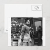 Carte Postale Suffragette américaine, 1910 (Devant / Derrière)