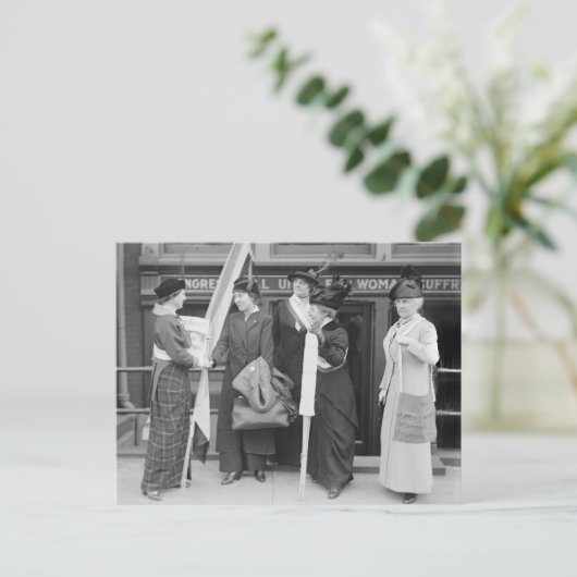 Carte Postale Suffragettes, 1914 (Debout devant)
