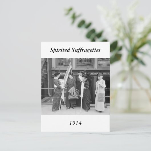 Carte Postale Suffragettes, 1914 (Debout devant)