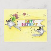 Carte Postale Sugar Gliders Joyeux Anniversaire  (Devant)
