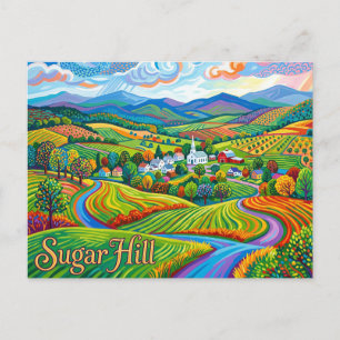 Carte Postale Sugar Hill, New Hampshire États-Unis