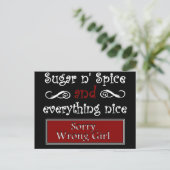 Carte Postale Sugar n'Spice (Debout devant)