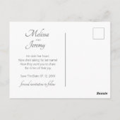 Carte Postale Sugarbush Protea Tropical Enregistrer La Date (Dos)