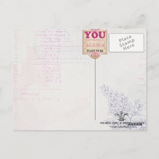 Carte postale Sugarplum (Dos)