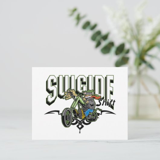 Carte Postale Suicide Biker (Debout devant)