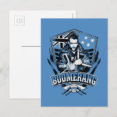 Carte Postale Suicide Squad | Boomerang (Devant / Derrière)