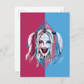 Carte Postale Suicide Squad | Harley Laugh (Devant / Derrière)