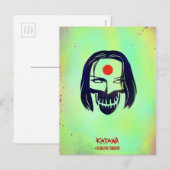 Carte Postale Suicide Squad | Katana Head Icon (Devant / Derrière)