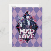 Carte Postale Suicide Squad | Mad Love (Devant / Derrière)