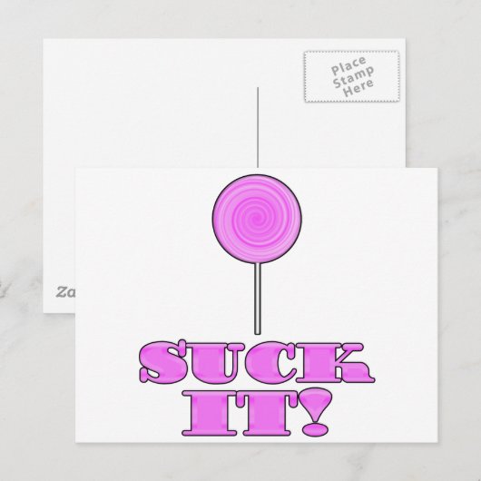 CARTE POSTALE SUIS-LE ! (Devant / Derrière)