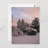 Carte Postale Suisse (Devant / Derrière)