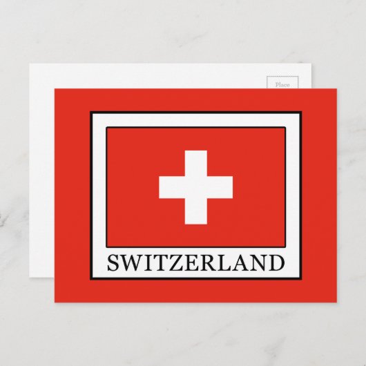 Carte Postale Suisse (Devant / Derrière)