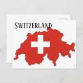 Carte Postale Suisse (Devant / Derrière)