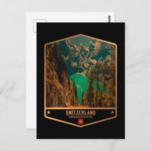 Carte Postale Suisse (Devant / Derrière)