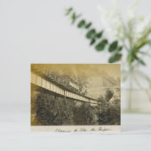 Carte Postale Suisse 1908, Rigibahn, Vitznau (Debout devant)