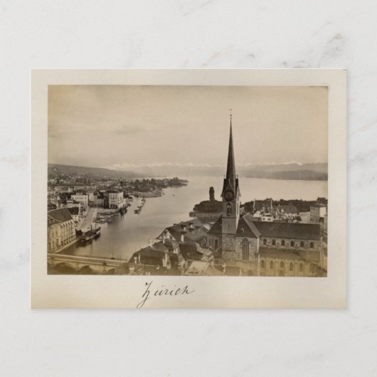 Carte Postale Suisse 1908, Zurich (Devant)