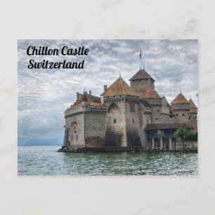 Carte Postale Suisse Château Chillon Photo Voyage