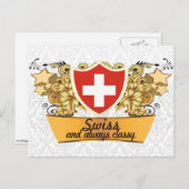 Carte Postale Suisse classique (Devant / Derrière)