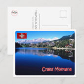 Carte Postale Suisse - Crans Montana - (Devant / Derrière)