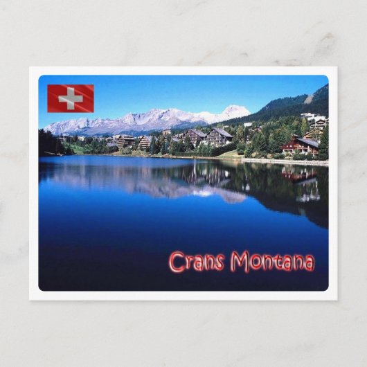 Carte Postale Suisse - Crans Montana - (Devant)