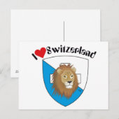 Carte postale suisse de Zurich (Devant / Derrière)