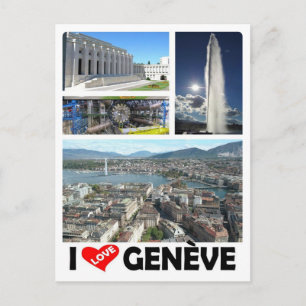 Carte Postale Suisse - Genève - Genève - I love -