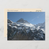 Carte Postale Suisse, l'Eiger d'Isolfhein (Devant / Derrière)