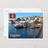 Carte Postale Suisse - Lugano - (Devant / Derrière)