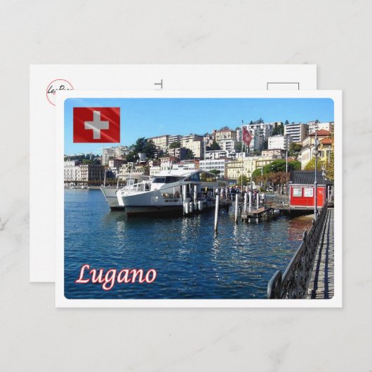 Carte Postale Suisse - Lugano - (Devant / Derrière)