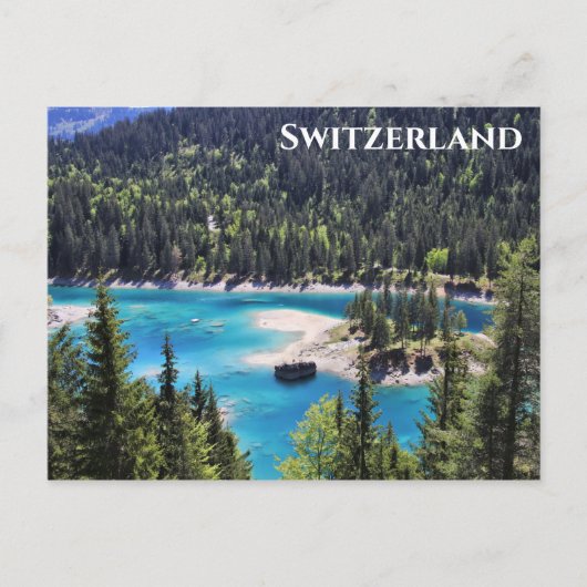 Carte Postale Suisse Swiss Alpine Lake (Devant)