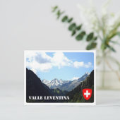Carte Postale Suisse - Vallée de Leventina - (Debout devant)