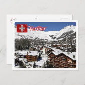 Carte Postale Suisse - Verbier - (Devant / Derrière)