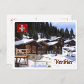 Carte Postale Suisse - Verbier - (Devant / Derrière)