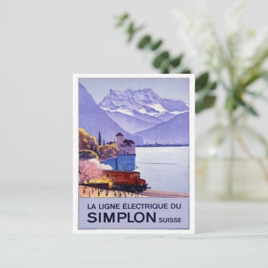 Carte Postale Suisse vintage - (Debout devant)