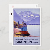 Carte Postale Suisse vintage - (Devant / Derrière)