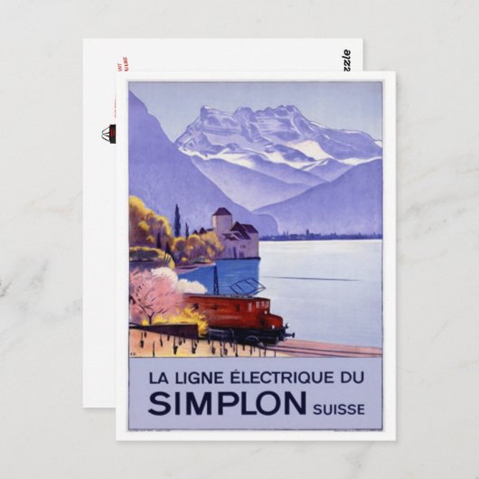 Carte Postale Suisse vintage - (Devant / Derrière)