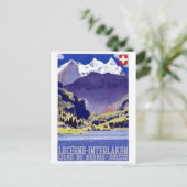 Carte Postale Suisse vintage - (Debout devant)