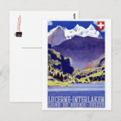 Carte Postale Suisse vintage - (Devant / Derrière)