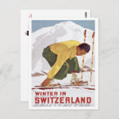 Carte Postale Suisse vintage - (Devant / Derrière)