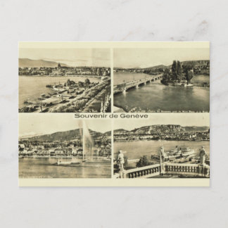 Carte Postale Suisse vintage Genève 1912