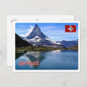 Carte Postale Suisse - Zermatt - (Devant / Derrière)