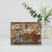 Carte Postale Suite Cello Steampunk (Debout devant)