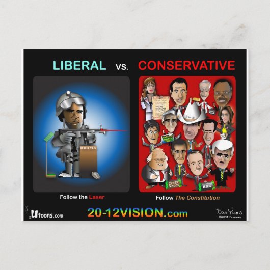 Carte Postale Suivez Le Laser (Devant)