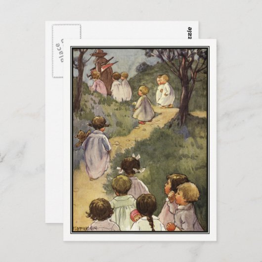 Carte Postale Suivez l'homme en Brown par Angusine MacGregor (Devant / Derrière)