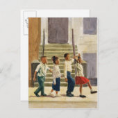 Carte Postale Suivez-moi 1995 (Devant / Derrière)