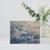 Carte Postale Suivez vos rêves (Debout devant)