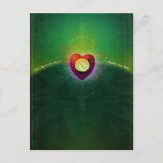 Carte Postale Suivez votre coeur (carte postale)