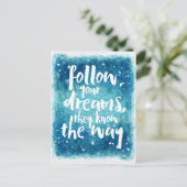 Carte Postale Suivez votre devis Dreams (Debout devant)