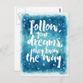 Carte Postale Suivez votre devis Dreams (Devant / Derrière)